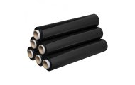 Folia stretch czarna HarmadonThinCore™ 23µm - 6 szt.