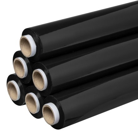 Folia stretch czarna HarmadonThinCore™ 23µm - 6 szt. 2