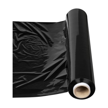 Folia stretch czarna HarmadonThinCore™ 2,35kg / 23µm / 203m 3