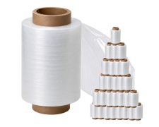 Folia stretch mini rap transparent 14cm / 300g / 130mb / FI38mm - 30 szt.