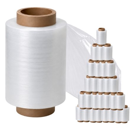 Folia stretch mini rap transparent 14cm/300g/130mb/FI38mm - 30 szt.