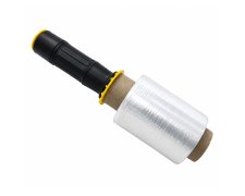 Mini stretch rolka Fi 38 mm 130 mb transparent granat karton 30 sztuk do szybkiego pakowania produktów, paczek i stabilizacji ładunków