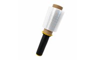 Karton 30 sztuk folii mini rap Fi 38 mm 130 mb transparent mini stretch do pakowania paczek, zabezpieczania produktów i stabilizacji ładunków