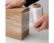 Folia stretch mini 10 cm transparentna – wygodne spinanie, ochrona i pakowanie drobnych przedmiotów