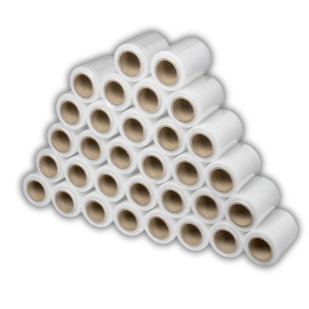 Folia stretch mini rap transparent 10cm/300g/130mb/FI50mm - 30 szt. 5