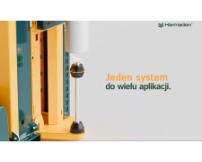 Dyspenser do folii stretch Harmadon SF 77621 bez tulei, solidna konstrukcja i ergonomiczny uchwyt do pakowania oraz zabezpieczania przesyłek w magazynie