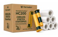 Zestaw StarterPack HarmadonCoreless™ HC200 – folia stretch beztubowa transparent 6 rolek + dyspenser