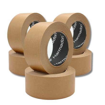 DYSPENSER DO TAŚM GFC-828 + TAŚMA PAPIEROWA KRAFT 50x66m BRĄZ. - 6 SZT. 3