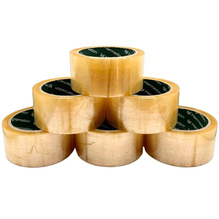 DYSPENSER DO TAŚM GFC-828PL + TAŚMA HARMADON SL. 48x66m TRANSP.- 6 SZT. - ZESTAW DO PAKOWANIA 5