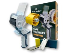 Dyspenser do taśmy pakowej 50 mm Harmadon™ GFC-828  +  Wymienne ostrze