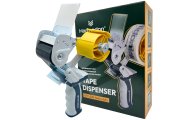 DYSPENSER DO TAŚM GFC-828 + TAŚMA PAPIEROWA KRAFT 50x66m BRĄZ. - 6 SZT. 2