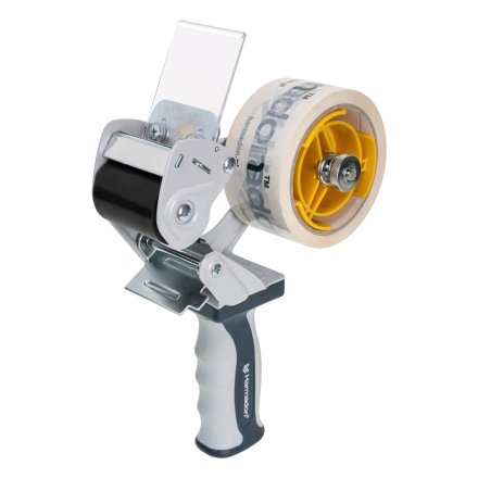 DYSPENSER DO TAŚM GFC-828 + TAŚMA HARMADON SL. 48x66m BRĄZ. - 6 SZT. 3