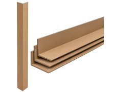 Kątownik tekturowy 70x70x3 mm długość 1,2 m o profilu L do wzmacniania narożników i zabezpieczania ładunków podczas transportu
