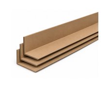 Kątowniki tekturowe 70x70x3 mm długość 1,2 m o profilu L do ochrony krawędzi paczek i stabilizacji ładunków na paletach