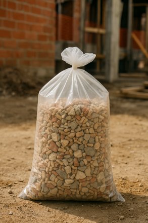 Worki foliowe budowlane worek na gruz 700x1200 OR - 120 L 7