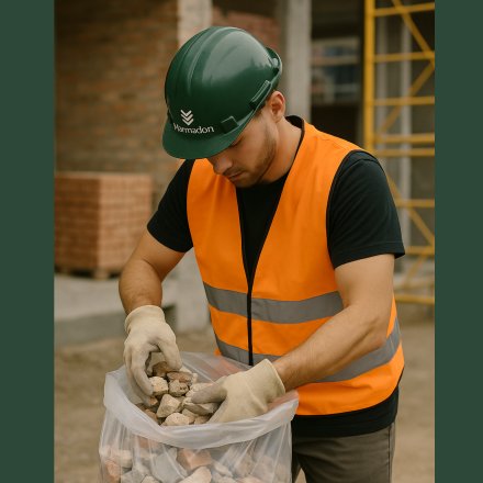 Worki foliowe budowlane worek na gruz 700x1200 OR - 120 L 6