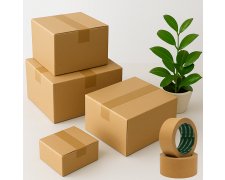 Taśma papierowa Supereco Harmadon na kartonach, ekologiczna i wytrzymała do zabezpieczania przesyłek w magazynie oraz sprzedaży e commerce