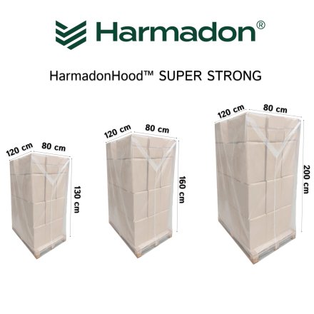 Kaptury na palety HarmadonHood™ SUPER STRONG UV12 TERMOKURCZLIWE / NA PALETY EURO 120x80 cm 2