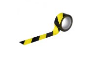 Taśma ostrzegawcza do znakowania żółto/czarna klejąca 50mm/33m 4