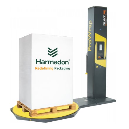 Owijarka do palet SIAT ProWrap - talerzowa - głowica z hamulcem elektromagnetycznym ,,FM''