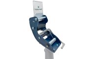 Dyspenser do taśmy pakowej Harmadon PushFlap 50 mm z metalową konstrukcją i regulacją docisku, przeznaczony do szybkiego zaklejania kartonów w magazynie i e commerce