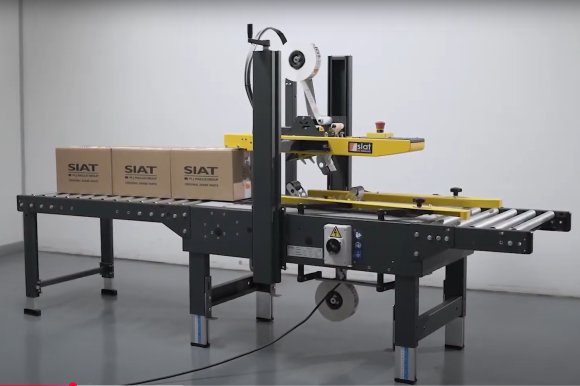 SIAT SK10 - Zaklejarka do kartonów, mobilna, półautomatyczna 2