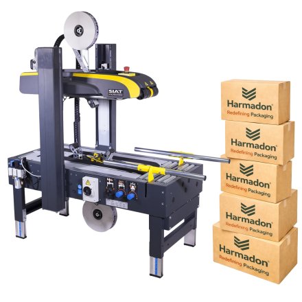 SIAT SR20 - Zaklejarka do kartonów, mobilna, półautomatyczna