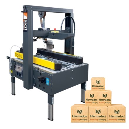 SIAT NASTRO SB™ M8 - Zaklejarka do dużych kartonów, mobilna, półautomatyczna