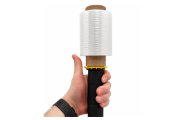 Ergonomiczny dyspenser do folii mini stretch Fi 38 mm do ręcznego pakowania paczek i wygodnego owijania produktów