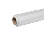 Folia stretch transparentna ręczna 500 mm 17 µm 1,35 kg w rolce z tuleją kartonową, wytrzymała i elastyczna do pakowania oraz zabezpieczania przesyłek