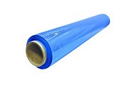 folia stretch niebieska 500 mm rolka o wysokiej wytrzymałości i elastyczności do pakowania oraz zabezpieczania towarów w magazynie