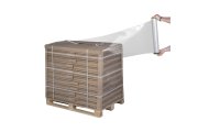 Folia stretch transparentna ręczna 500 mm 17 µm 2,35 kg podczas owijania palety, wysoka przyczepność i wytrzymałość do zabezpieczania ładunków w magazynie