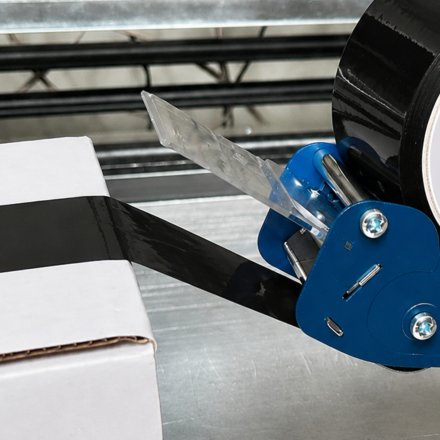 Taśma pakowa polipropylenowa HarmadonTape™ Akryl Czarna 48 mm × 45 m 8