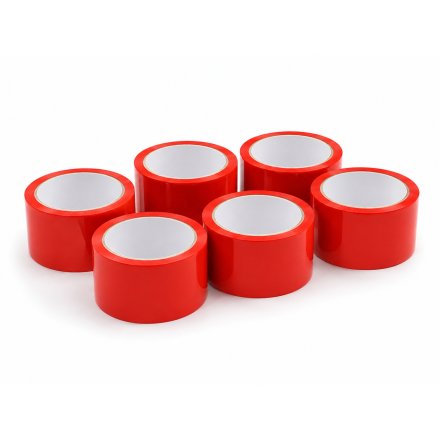 Taśma pakowa polipropylenowa HarmadonTape™ Akryl Czerwona 48 mm × 45 m 4