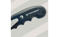 Nóż do folii stretch i kartonów HD-9 BK ergonomiczna rękojeść z wyprofilowanym chwytem zapewnia komfort i kontrolę podczas cięcia opakowań w magazynie i e commerce