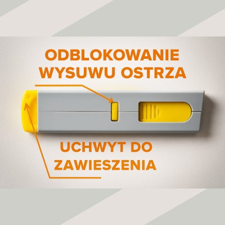 Nóż do folii stretch i kartonów Harmadon PK-9 YL 3