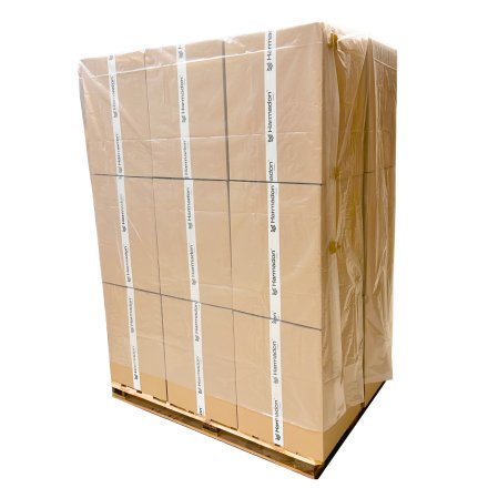 Kaptury na palety HarmadonHood™ EKO / 100% RECYKLING / PALETA PRZEMYSŁOWA 120x100 H150cm/ NA BIBAGI 2