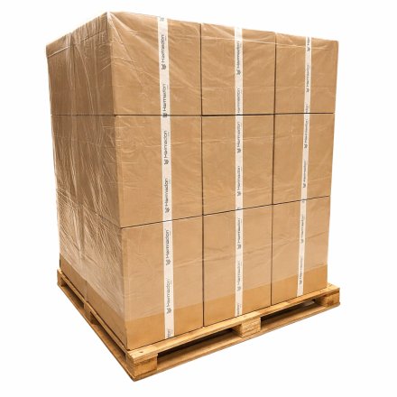 Kaptury na palety HarmadonHood™ EKO  / 100% RECYKLING / UV 6M / PALETA PRZEMYSŁOWA 130x110x150 cm / NA BIG BAGI