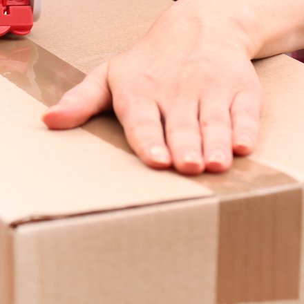 Taśma pakowa HarmadonTape™ EcoSolvent Brąz - 48 / 66 metrów! 4