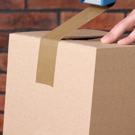 Taśma pakowa HarmadonTape™ EcoSolvent Brąz - 48 / 66 metrów! 5