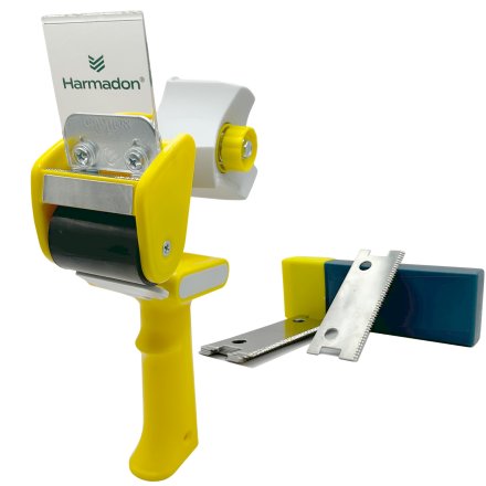 Dyspenser do taśmy pakowej 50 mm Harmadon™ RT-82276 + Wymienne ostrze 2