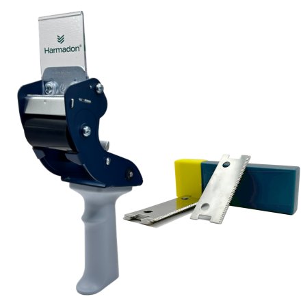 Dyspenser do taśmy pakowej 50 mm Harmadon™ RTS-82891 + Wymienne ostrze 2