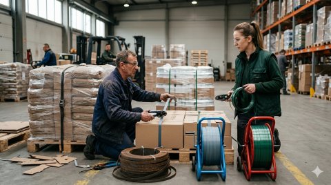 Taśmy stalowe vs PP vs PET