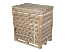 Zestaw do zabezpieczania palet – Kątowniki tekturowe 35x35x3mm 1,2 m  +  Opaski stabilizujące stretch Czerwone 3