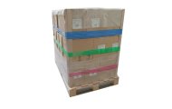 Zestaw do zabezpieczania palet – Kątowniki tekturowe 35x35x3mm 1,2 m + Opaski stabilizujące stretch Zielone 4