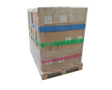 Zestaw do zabezpieczania palet – Kątowniki tekturowe 35x35x3mm 1,2 m  +  Opaski stabilizujące stretch Zielone 4