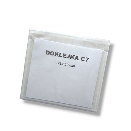 PRZYLGA KURIERSKA C7 123x110 mm – 1000 szt. | Mini przylga kurierska na paragony i etykiety 2