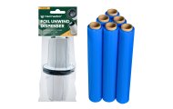 Dyspenser Stretch HP-50321 + 6x Folia Stretch Thincore 1,35 kg / 23 µm Niebieska - zestaw do pakowania