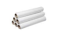 Zestaw białej folii stretch Thincore Harmadon 1 15 kg do profesjonalnego pakowania palet i ochrony towaru podczas transportu oraz magazynowania